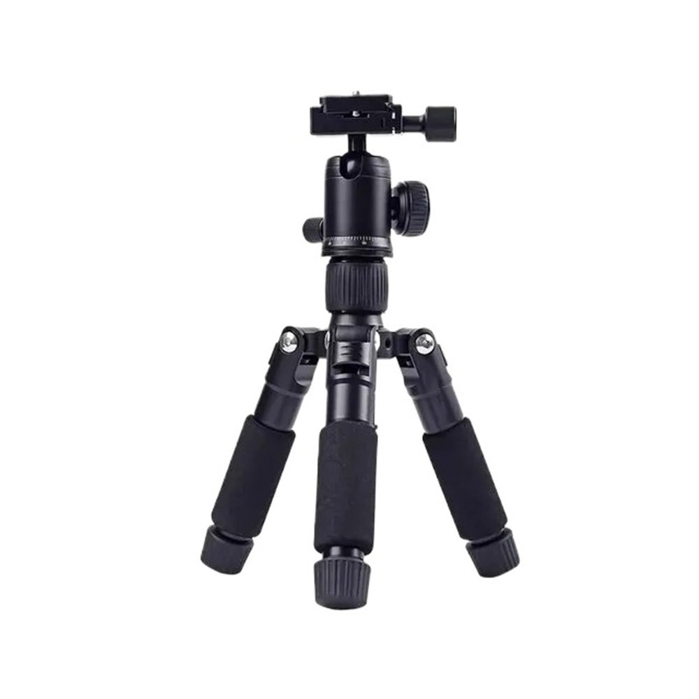 Compatible for Camera, Portable Tabletop Tripod with 360 Ball Head, Lightweight Mini Travel Stand(Black)