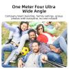 Compatible for Panoramic Action Camera, 1.4M Telescopic Selfie Stick with Foldable Tripod Base view 3