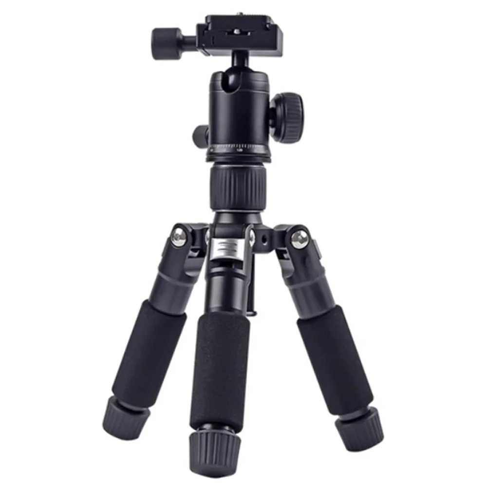 Compatible for Camera, Portable Tabletop Tripod with 360 Ball Head, Lightweight Mini Travel Stand(Silvery)