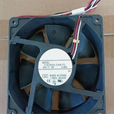 11938KA-24M-FT 120X120X38MM 24V 0.46A 3-Wire Cooling Fan