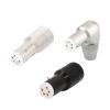 1pc for VIB-ORG Gold/Rhodium Plated Brass Female 5pin DIN Connector LP Turntable Recorder Tonearm Tone Arm Plug Vinyl Jack for PTFE LP105(Rhodium Plated Brass) view 2