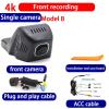 Toiumops Dash Cam for VW Transporter T5 Caravelle T5 Multivan T5 2003-2015, 3840Px2160P Car DVR Dash Cam with Night Vision(256G/Front Model B) view 2