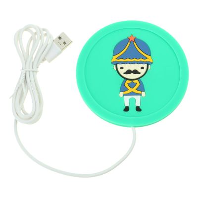 Cartoon USB Coffee Warmer Cup Heater Silicone Mat for Resin Curing Tools Mug Heating Silicone Mat
