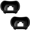DK-29 Soft Silicone Eyecup Extension Replacement for Nikon Z7 II, Z6 III, Z6 II, Z5 Nikon DK-29 Rubber Eyecups Hxdzieory [2-Pack] view 1