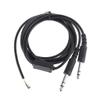 Pjeghbvop Cable Line Cord Repairing Mono 200cm Aviation Headset Dual-Plug Aircraft Headphones Replacement Cable Aviation Headset view 1