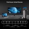 KTC 27 Inch Gaming Monitor 4K, Dual Mode UHD 160Hz & FHD 320Hz, PD 90W Type-C, HDR 400, Fast IPS, 125% sRGB, Adaptive Sync, HDMI 2.1&DP 1.4, Eye Care, Tilt/Swivel/Pivot/Height Adjustment, VESA, H27P6 view 4