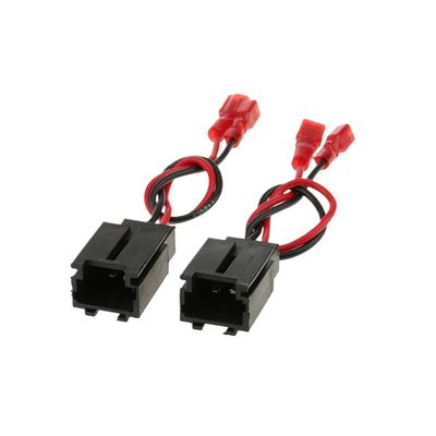 2pcs Speaker Wire Harness Adapter Plug Connector Compatible with C2 206 for Audio System 1999 to 2015 Models