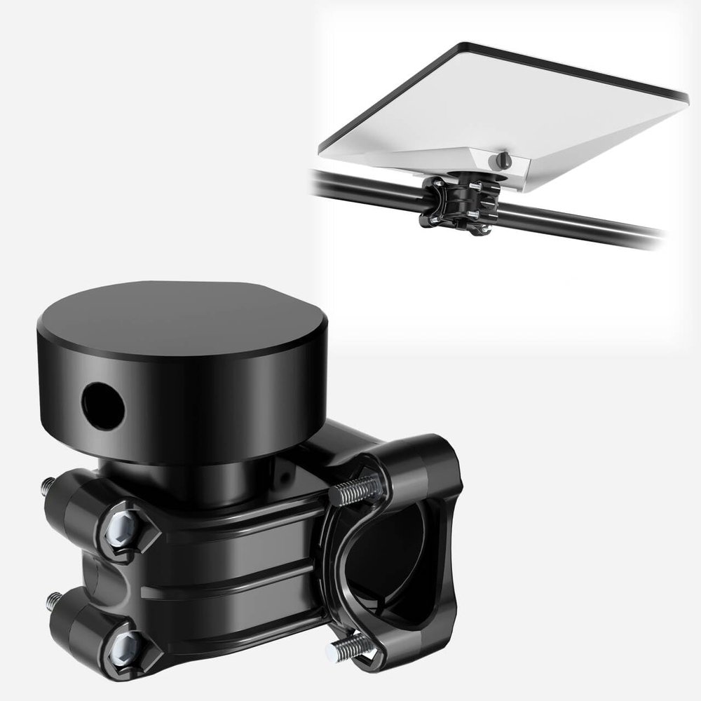 2024 Starlink Mini RV Ladder Mount, Aluminum Alloy Starlink Mini Pole Mounting Kit, Compatible with Mini Original Pipe Adapter (Diameter:0.9-1.1 inch)
