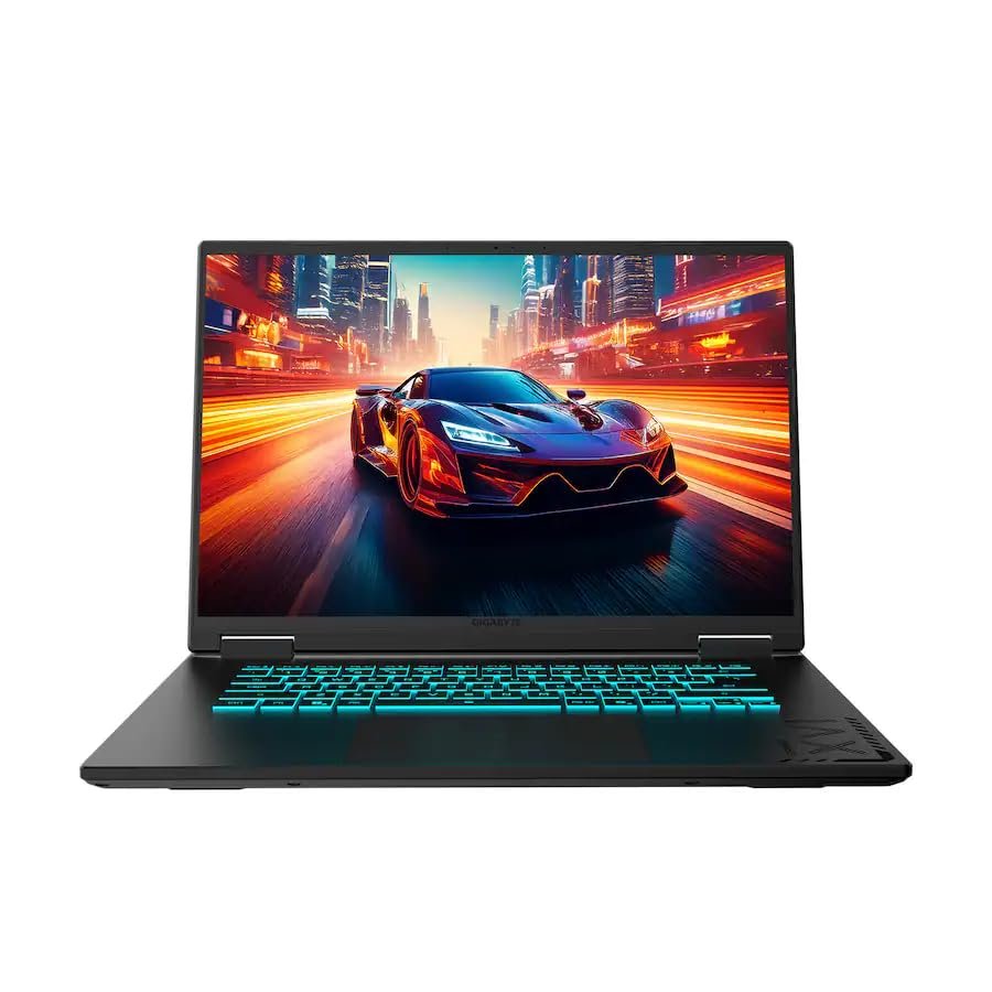 GIGABYTE A16 Gaming Laptop: 16" WUXGA 1920x1200 165Hz 13th Generation Intel Core i7-13620H 48 GB DDR5 SDRAM 2 TB NVMe SSD W11H Wi-Fi 6E HD Audio NVIDIA GeForce RTX 4050