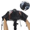 Waterproof Camera Rain Cover, Camera Rain Cover Soft Black Camera Rain Covers for Dslr Slr Camera, Binoculars, Monoculars, Rangefinders, Dual Adjustable Sleeves, Full-Length Double Zipper(420D) view 4