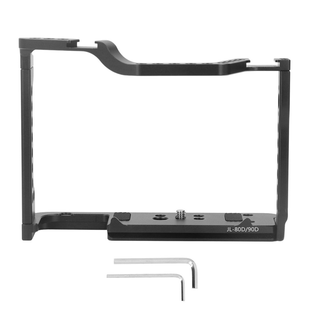 Aluminum Alloy Full Camera Cage, for 70D 80D 90D - Protective Video Rig, Camera rig stabilizer, Vertical Versatility