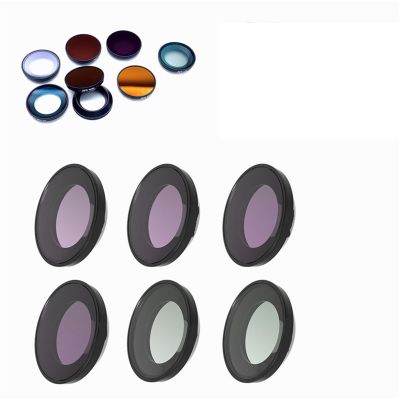 360 Glass UV CPL Star Night ND8 ND16 ND32 ND64 ND8PL ND16PL ND NDPL Streak Gold Blue Lens Filter Cap for Insta360 GO Ultra Excellent(ND8)