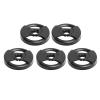 5PCS Pla Record As, 45RPM Turntable A, Gramophone Access with Glossy h, Weight Black As for Records, Compatible with Most Turntables view 1