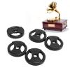 5PCS Pla Record As, 45RPM Turntable A, Gramophone Access with Glossy h, Weight Black As for Records, Compatible with Most Turntables view 3