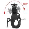 1/4 Inch Camera Bicycle Handlebar Mount, Clamp Bracket Tripod Screw for Holding LCD Monitor and DSLR Camera view 2