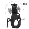 1/4 Inch Camera Bicycle Handlebar Mount, Clamp Bracket Tripod Screw for Holding LCD Monitor and DSLR Camera view 4