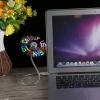 CHICIRIS Mini Flexible USB RGB Fan with Adjustable Neck for Laptop LED Programmable Message Display Fan view 2