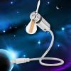 CHICIRIS Mini Flexible USB RGB Fan with Adjustable Neck for Laptop LED Programmable Message Display Fan view 4