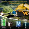 Emergency Radio with 4 Charging Cables, 22000mWh AM FM NOAA Weather Radio view 4