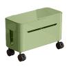 Cable Storage Box - 733g Cord Management Container, Heat Dissipating Wire Organizer, Durable plastlc Rolling Case | Sleek Solution for Gaming Setup Office Apartment Dorm TV Table Home Use view 1