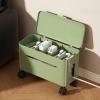 Cable Storage Box - 733g Cord Management Container, Heat Dissipating Wire Organizer, Durable plastlc Rolling Case | Sleek Solution for Gaming Setup Office Apartment Dorm TV Table Home Use view 3
