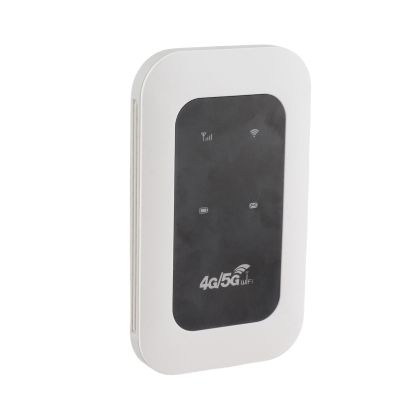 Luocute 4G LTE Mobile WiFi Router for Travel, 300Mbps LTE CAT4 Hotspot Device, USB C Powered 2100mAh Support Connect 10 Devices, Mini Internet Modem for Camping Vacation Homes