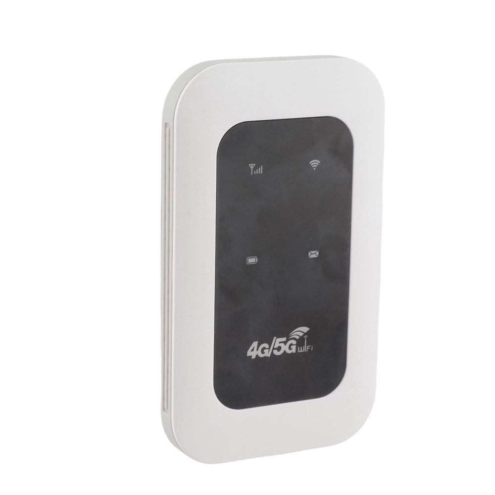 Luocute 4G LTE Mobile WiFi Router for Travel, 300Mbps LTE CAT4 Hotspot Device, USB C Powered 2100mAh Support Connect 10 Devices, Mini Internet Modem for Camping Vacation Homes
