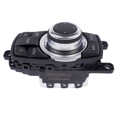 Navigation System iDrive Controller 4-Pin Fit BMW 1 F20 5 F10 F11 OE 61319253944 65829253944 65829267955 for 2010-2012 Models