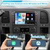 [2GB+64GB] Car Radio for Chevrolet Silverado Tahoe GMC Sierra Yukon 2007-2013 with 7 inch HD Touchscreen,Android 13 Wireless CarPlay & Android Auto,Backup Camera FM AM WiFi DSP SWC view 3