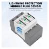 DUOCARA Dc SPD Surge Protective Device 1000v 1500v 3p 40ka Voltage Protector Solar Pv Photovoltaic Protection Lightning Arrester view 2