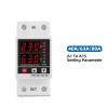 DUOCARA 40a 63a 230v Din Rail Adjustable Over Voltage and Under Voltage Protective Device Protector Relay Over Current Protection Limit view 2