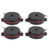 4Pcs Alarm Buzzer High Decibel Signal Electronic Continuous Sound for DIY Project 95dB DC3 24V ABS Material Durable Piezoelectric Drive view 1