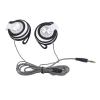 Aumotop 3.5mm Ear Hook Headset, Premium Sound Gaming Headphone for Phone, Tablet PC, Laptop, Desktop, with Super Soft Sponge Ear Pads, Line Control Earphone Suitable for Game Players, (White) view 3