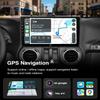 10inch 4G+64G Android Car Radio Stereo for Jeep Wrangler JK 2007-2018 Dodge Ram 1500 2500 3500 2009-2012 with Carplay Android auto Camera Mirroring Touchscreen GPS Navigation Relacement view 4