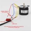 50KTYZ 110v220v High Tq AC Motor Forward and Reverse Controllable Geared Speed Reducer Motors 6W 5RPM 1RPM 5RPM 100RPM(110V 60rpm) view 2