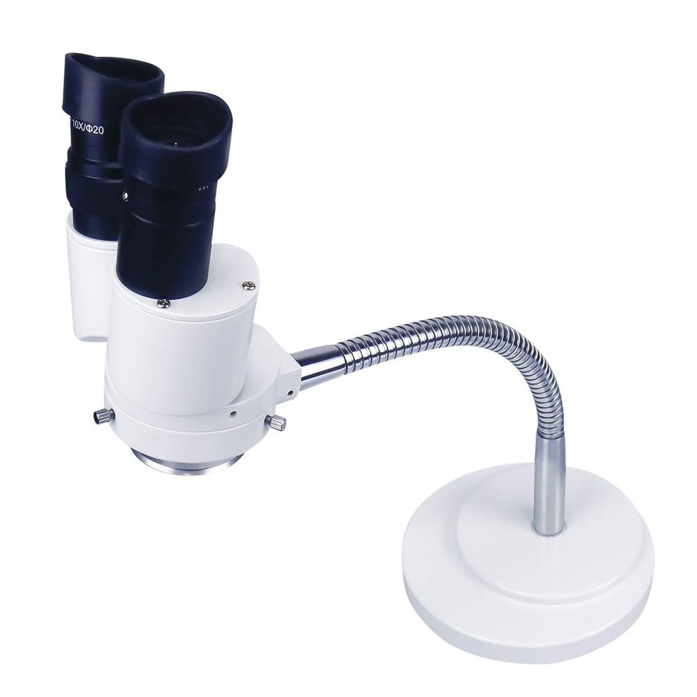 10X Magnification Binocular Stereo Microscope Multi-Angle Adjustment Inspection Microscope with Dust Cover