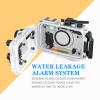 YaelHelens TG-7 Underwater Camera Housing Case, 60m/195ft Waterproof, PC Material with O-Ring Seal, Compatible with Olympus OM System Tough TG-7 (White) view 4