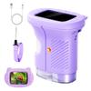 1000X Handheld Microscope, 2026 New Portable Pocket Mini Microscope with 4K 2.4" Screen, Science Education Scope Handheld Digital Microscopes for Home School (Purple) view 1