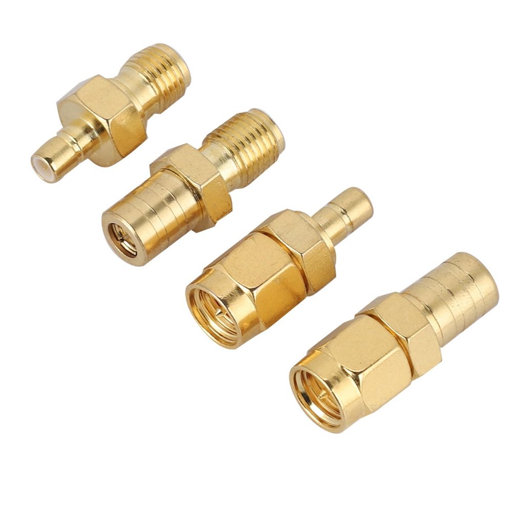 CHICIRIS RF Adapter, Durable Converter Set for DAB Car Radio, NickelPlated SMB SMA Connectors, Stable Performance for CB Radios, Ham
