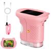 1000X Handheld Microscope, 2026 New Portable Pocket Mini Microscope with 4K 2.4" Screen, Science Education Scope Handheld Digital Microscopes for Home School (Pink) view 1