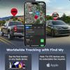 GPS Tracker for Vehicles, Tracking Devices for Cars Hidden, Undetectable GPS Tracker for Car with High-Speed 65W Dual Port USB-C Car Charger No Monthly Fee No SIM Card Required, Tracker for iOS Only view 2