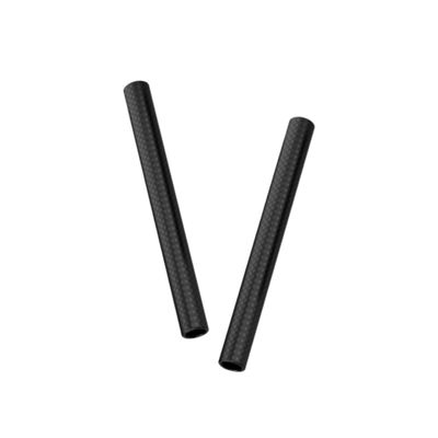 15mm Carbon Fiber Rod, 6 Inches 15mm Rod (2 Pcs)