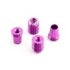 LZZTFBM for R-adioMaster for Sticky360 for Control Gimbal Stick Ends M4 for Thumber Pincher Hybrid for TX16S(Purple) view 1