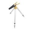 Adfaga Professional Aluminum Alloy Total Station Tripod Stand Adjustable 46-60cm Survey Tripod for Land Surveying Construction Engineering with Carrying Bag Lightweight Durable Sta view 2
