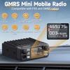 GMRS Mobile Radio,25W Long Range GMRS Repeater Capable Base Two Way Radio NOAA Emergency 200 Channels with Programming Cable,Cigar DC Adatper,VOX,Dual PTT,for Car,Truck,Off Road Overlanding Gear view 2