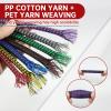 YOUBO Expandable Braided Cable Sleeve, PP Yarn + PET Braided Expandable Sleeving Cable Management Protection High Density PET Wire Cover Sheath for Cables (Purple Black, 8mm-49ft) view 2