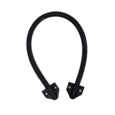 Cable Protector 5PCS Cable Protection Anti-Destroyed with Plastic Ends(Black)