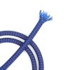 YOUBO Expandable Braided Cable Sleeve, PP Yarn + PET Braided Expandable Sleeving Cable Management Protection High Density PET Wire Cover Sheath for Cables (Blue Black, 12mm-49ft) view 1