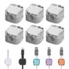 2026 New 6 Pack Magnetic Cable Clips,Strong Adhesive Desk Cable Management Organizer, Phone USB Charging Cords Wire Holder Organizer for Home, Office, Car, Desk (White) view 1