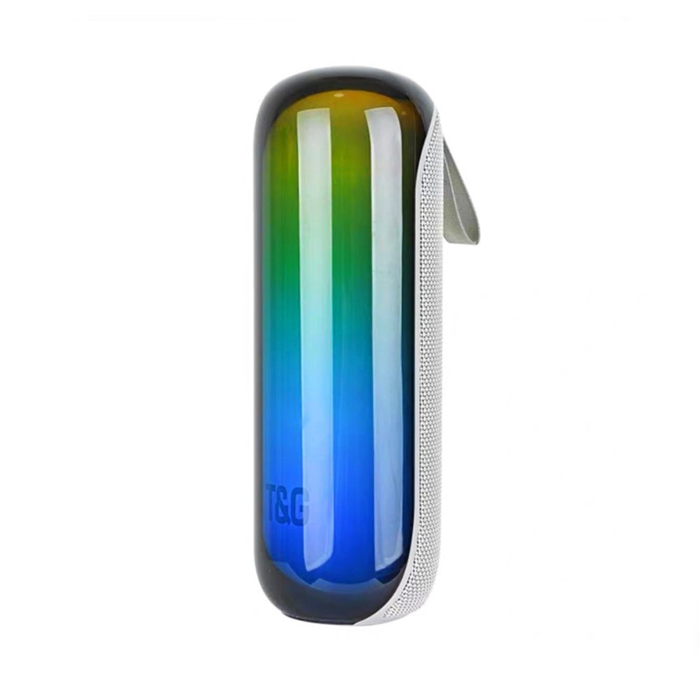 T&G Bluetooth Shower Speaker, Portable Wireless Speaker with Deep Bass & Cool Lights, IPX4 Waterproof, TWS Pairing, Perfect Stocking Stuffer for Men, Women, Teens, Boys & Girls